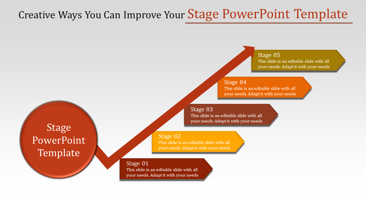 Free - stage powerpoint template